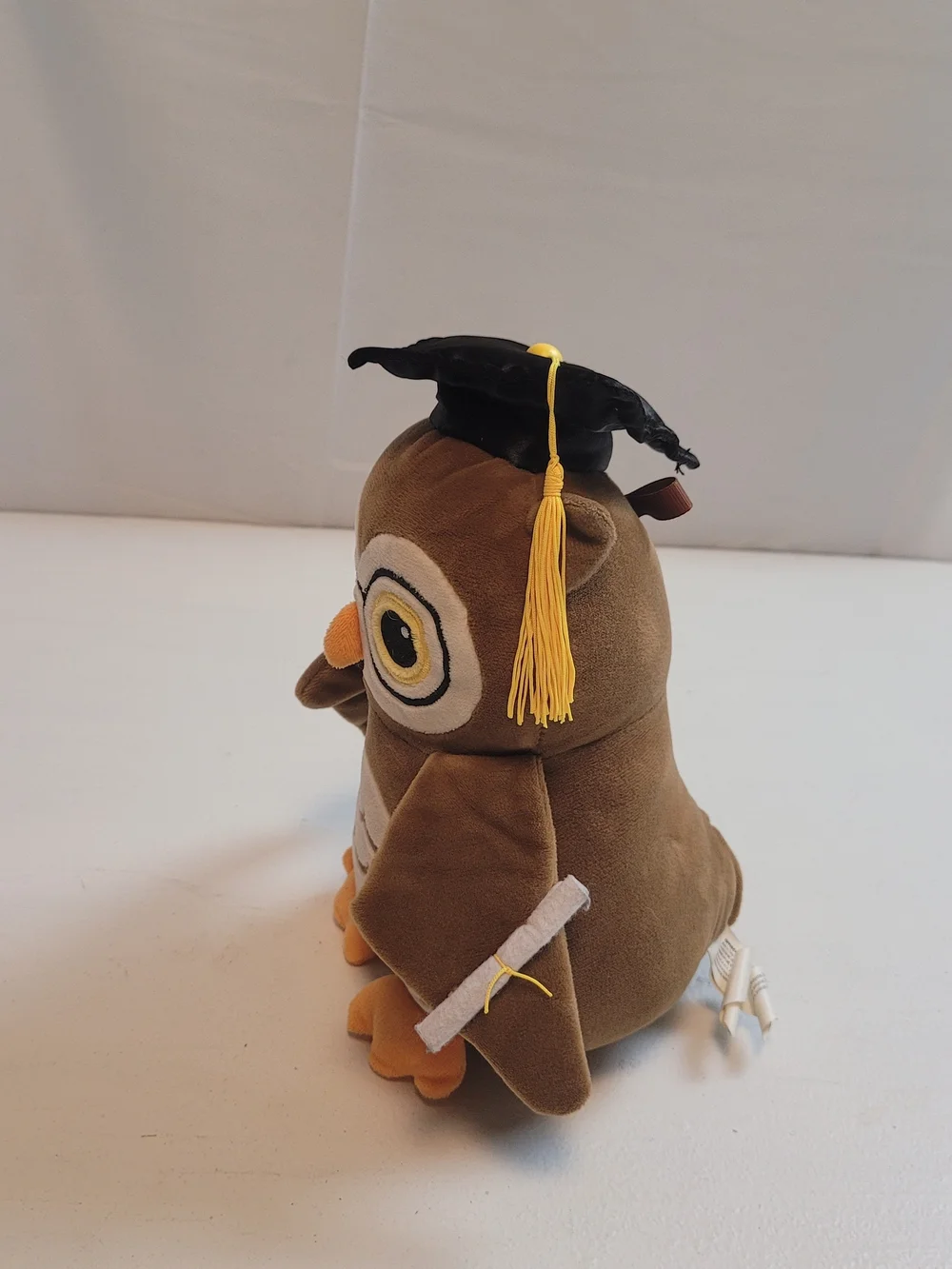 Brown and Yellow Graduation Owl Plush